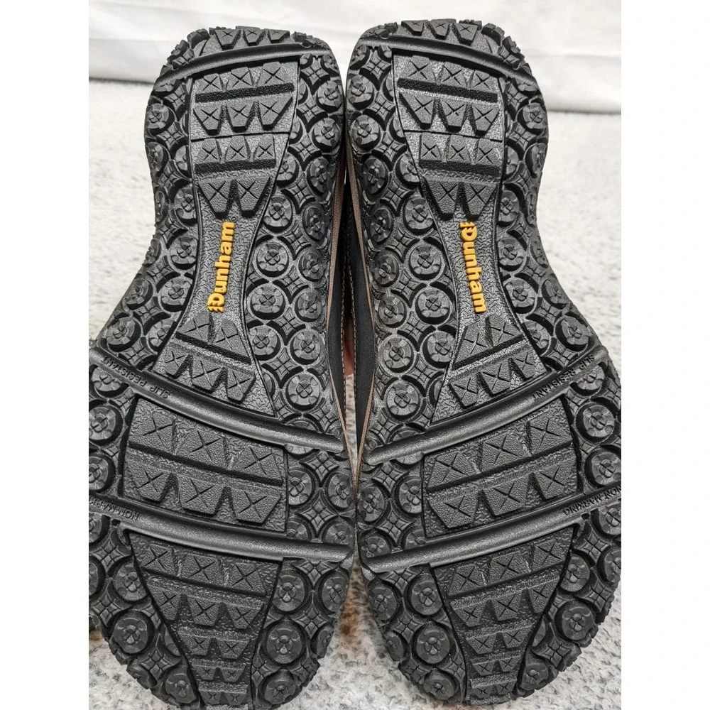 New Dunham‎ Cloud Plus Slip-On Men's 7D Brown Waterproof Hiking Shoes CI6375 NIB